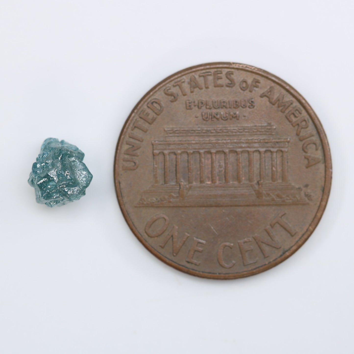 1.22 CT Fancy Unpolished Rough Irregular Blue Diamond - Ideal for Anniversary Ring - Perfect for Custom Gold Jewelry