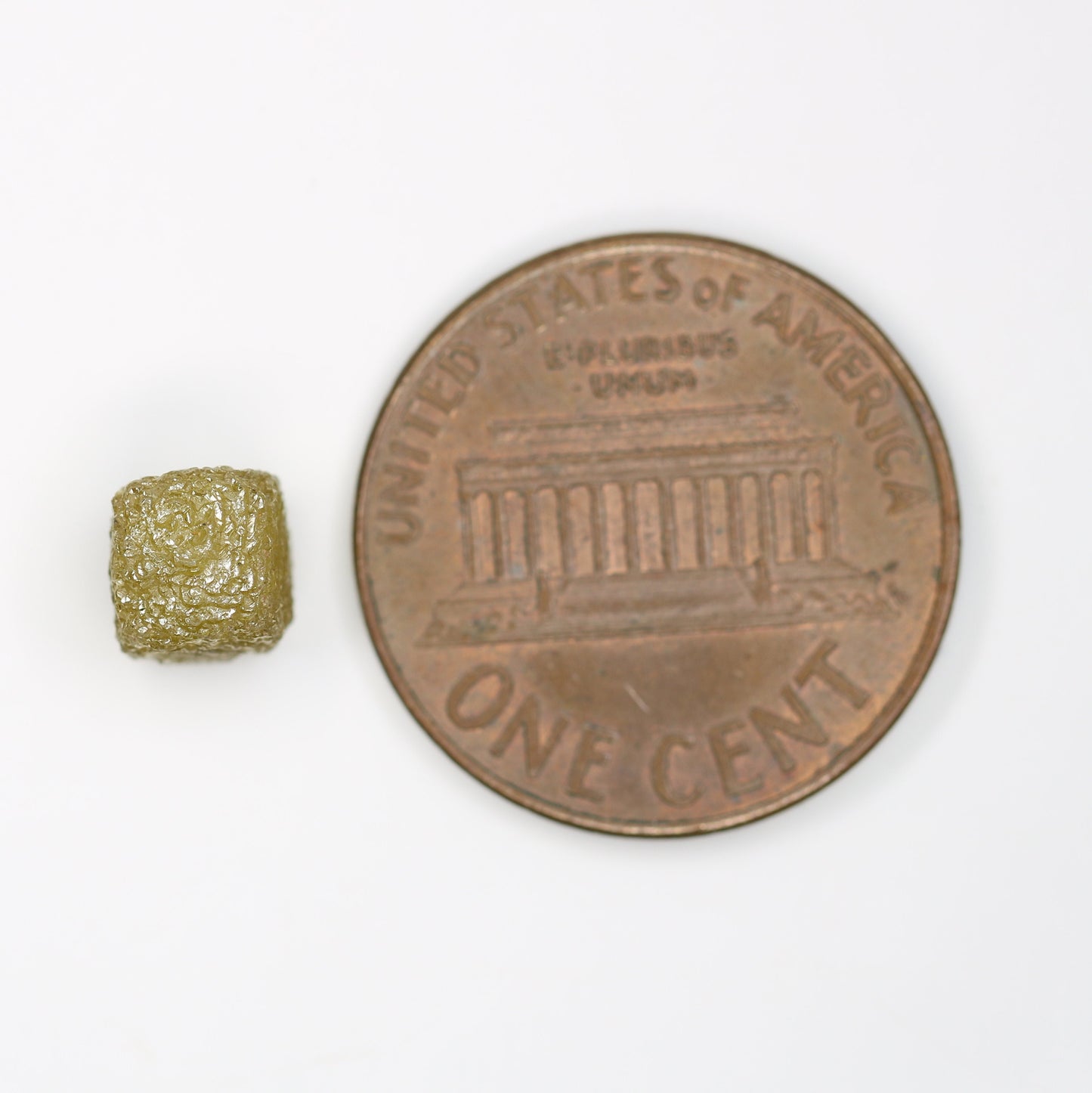 2.35 CT Salt and Pepper Raw Rough Diamond - Uncut African Cube Gem - Rough Diamond Ring - Conflict-Free Jewelry - Ideal Gift for Her
