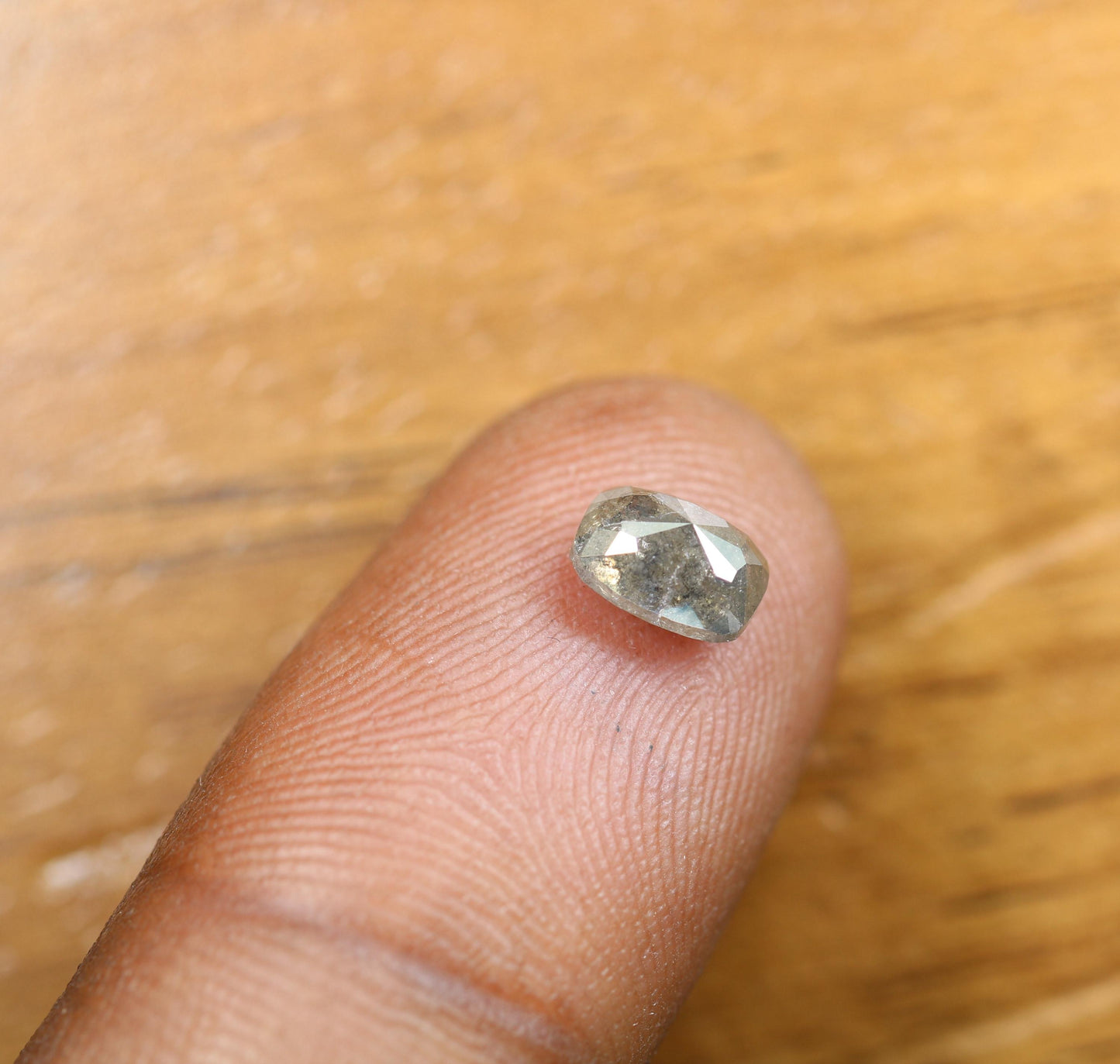 1.23 CT Oval Salt and Pepper Diamond | Unique Raw Engagement Ring Stone | Ethical Gemstone for Custom Jewelry | Natural Luxury Diamond