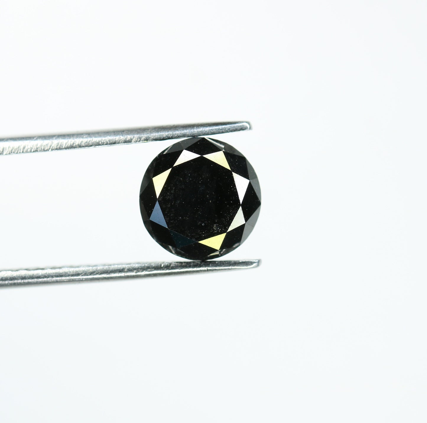 2.58 CT Loose Black Round Brilliant Cut Diamond | High-Quality Gemstone for Engagement Ring | Unique Proposal Jewelry | Custom Design
