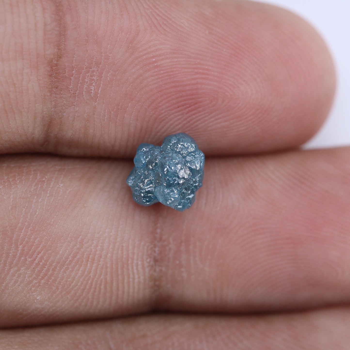 1.92 CT Salt and Pepper Raw Uncut Diamond | African Gemstone | Conflict-Free Unique Rough Ring | Ideal Gift for Her