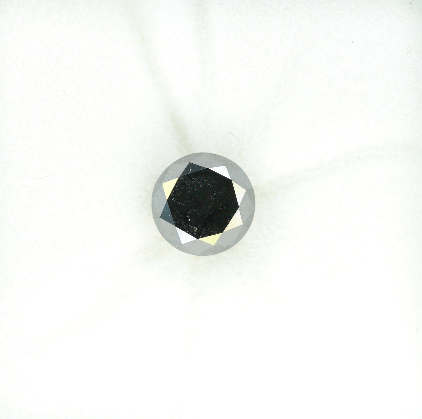 2.58 CT Loose Black Round Brilliant Cut Diamond | High-Quality Gemstone for Engagement Ring | Unique Proposal Jewelry | Custom Design