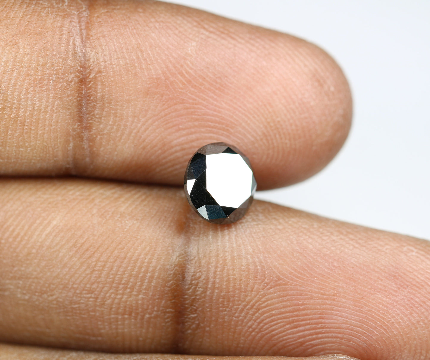 2.58 CT Loose Black Round Brilliant Cut Diamond | High-Quality Gemstone for Engagement Ring | Unique Proposal Jewelry | Custom Design