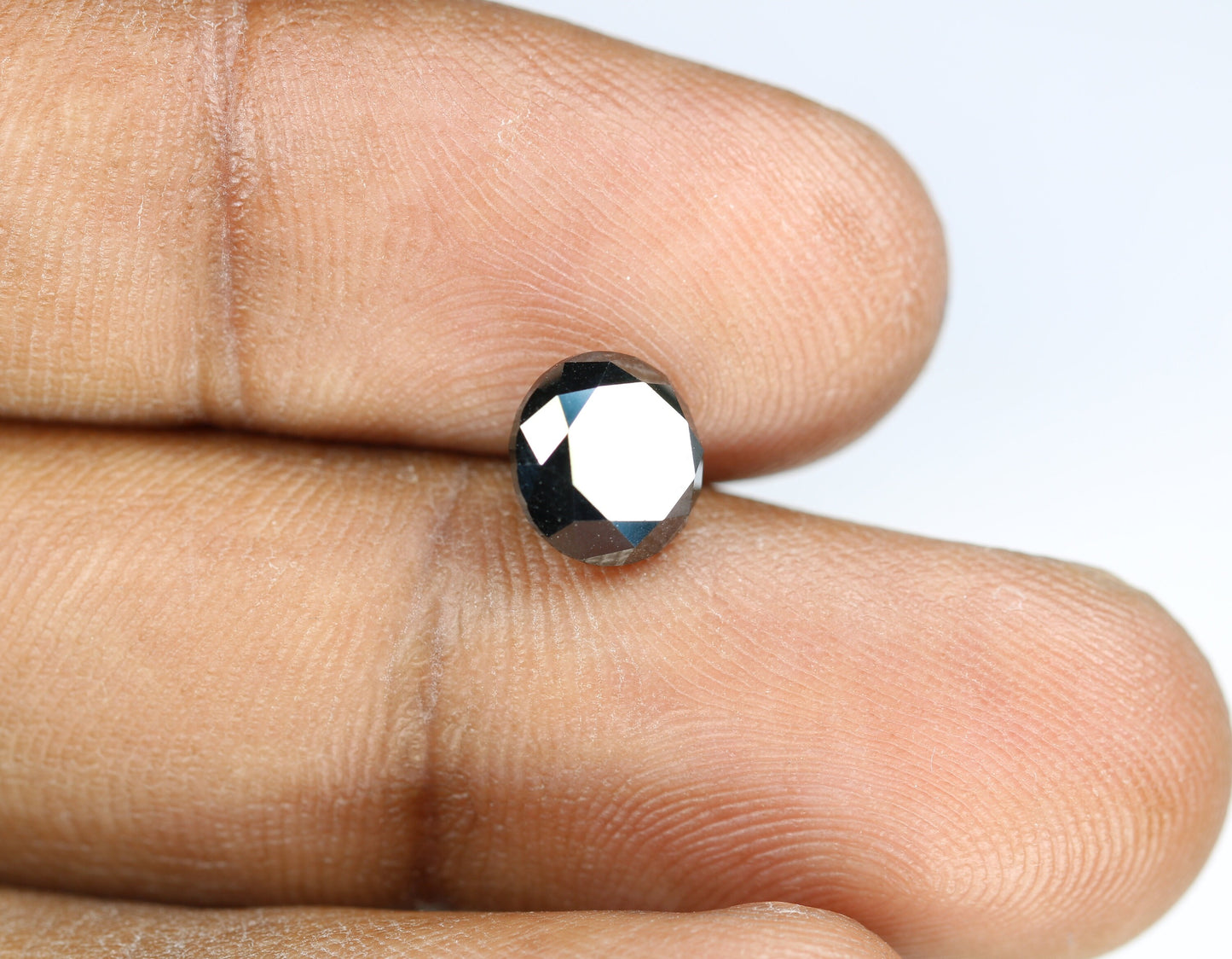 2.58 CT Loose Black Round Brilliant Cut Diamond | High-Quality Gemstone for Engagement Ring | Unique Proposal Jewelry | Custom Design
