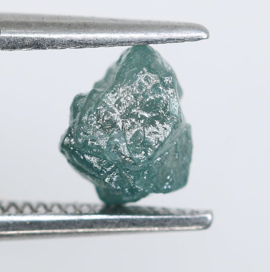 0.91 CT Salt and Pepper Raw Uncut Diamond | African Gemstone | Conflict-Free Unique Ring | Ideal Gift for Her