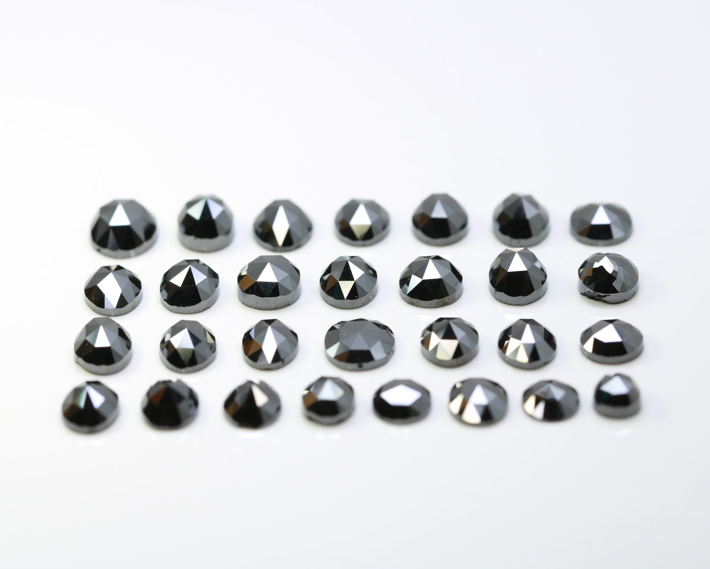 0.47 CT to 1.45 CT Loose Black Oval Diamonds | Polished Fancy Natural Diamonds for Designer Jewelry | Ideal for Gold Rings