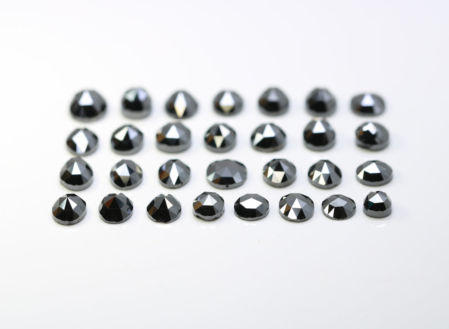 0.47 CT to 1.45 CT Loose Black Oval Diamonds | Polished Fancy Natural Diamonds for Designer Jewelry | Ideal for Gold Rings