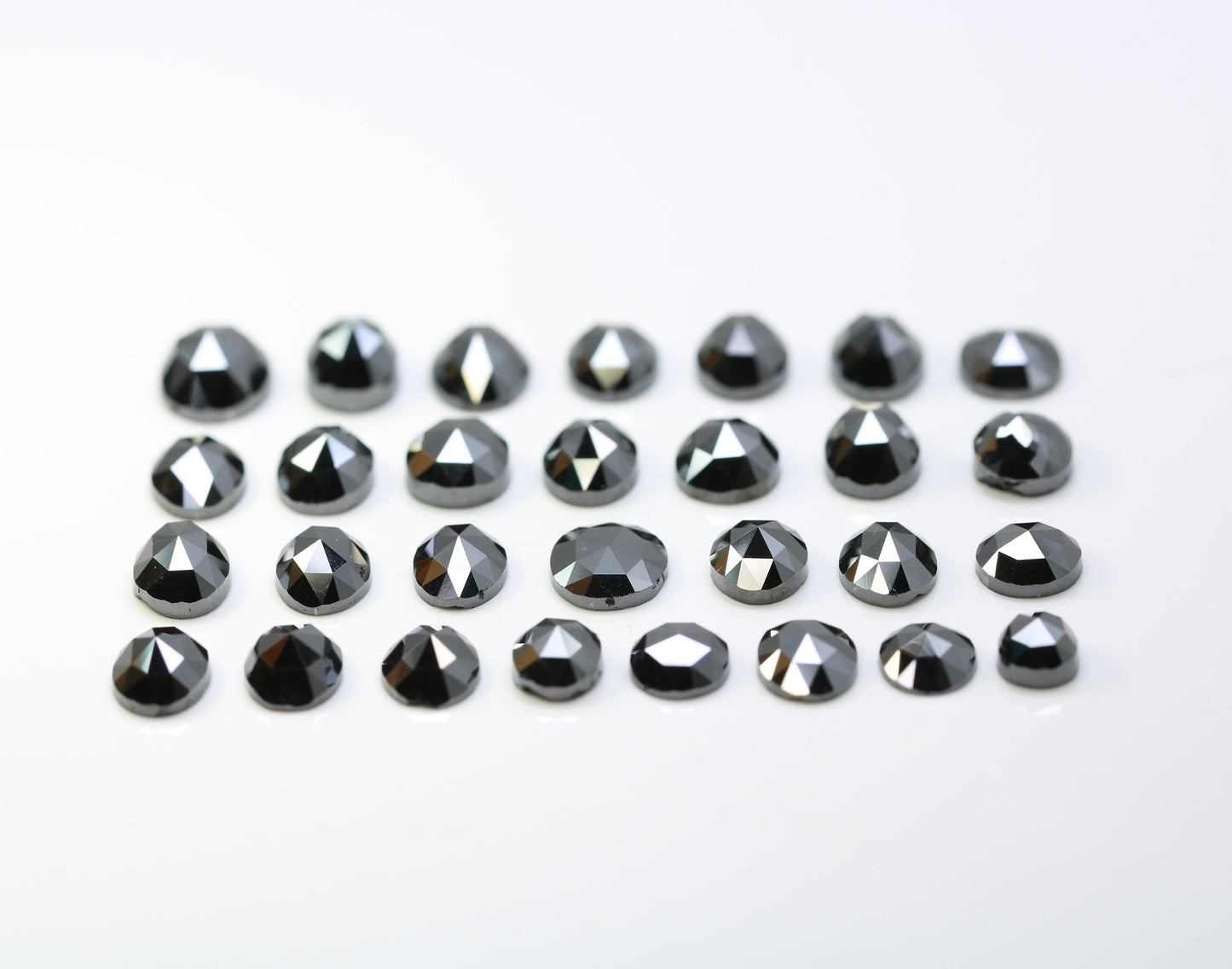 0.47 CT to 1.45 CT Loose Black Oval Diamonds | Polished Fancy Natural Diamonds for Designer Jewelry | Ideal for Gold Rings