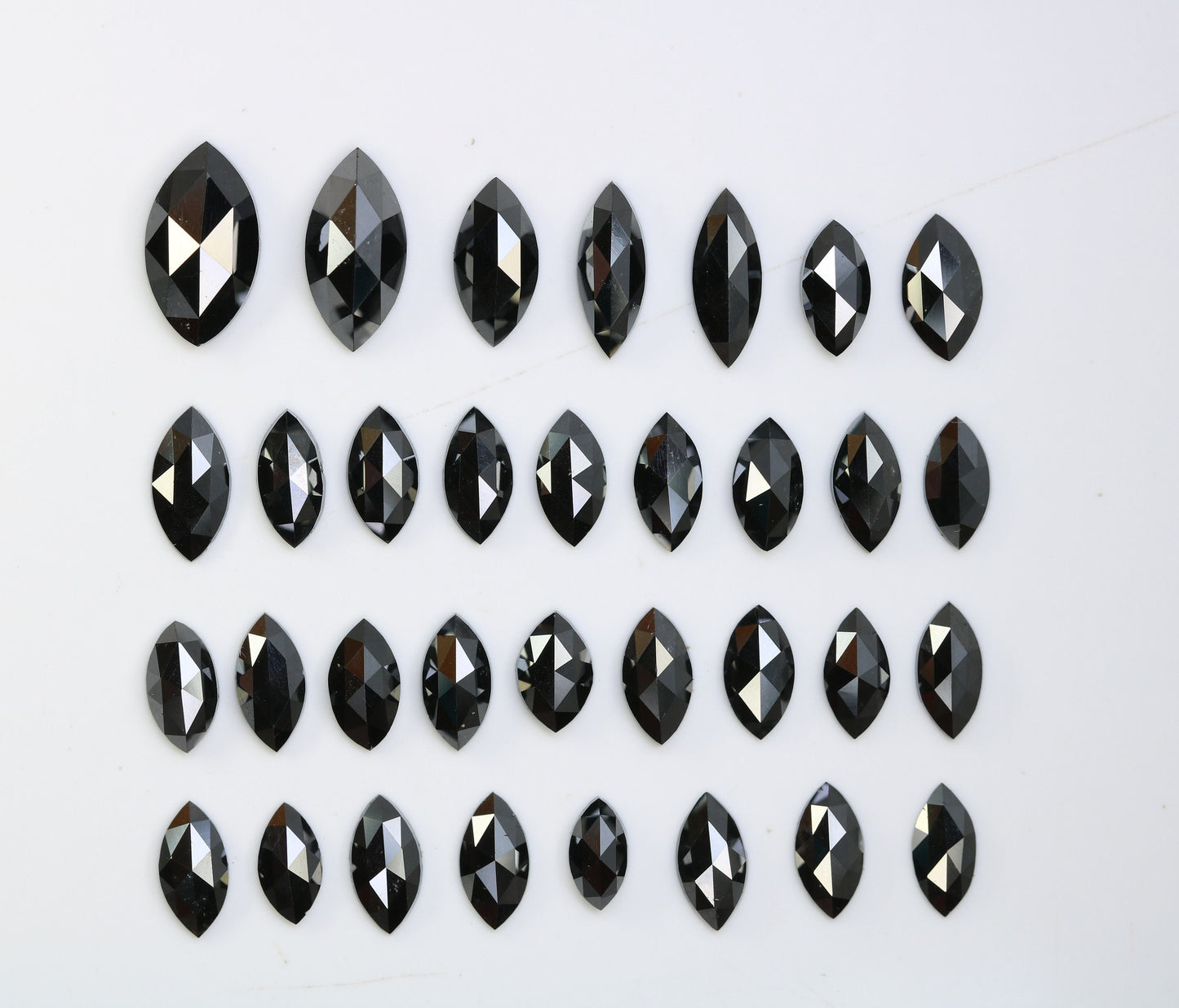 0.14-0.91 CT Marquise Cut Black Diamond | Loose Fancy Brilliant Gemstone for Designer Jewelry | Perfect for Gold Rings | Unique Statement
