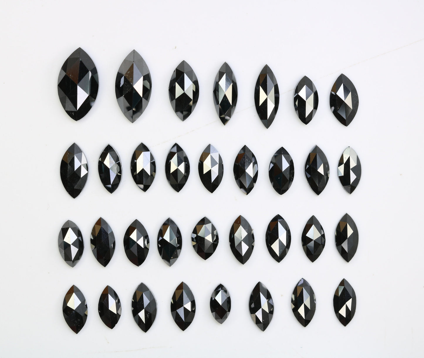 0.14-0.91 CT Marquise Cut Black Diamond | Loose Fancy Brilliant Gemstone for Designer Jewelry | Perfect for Gold Rings | Unique Statement