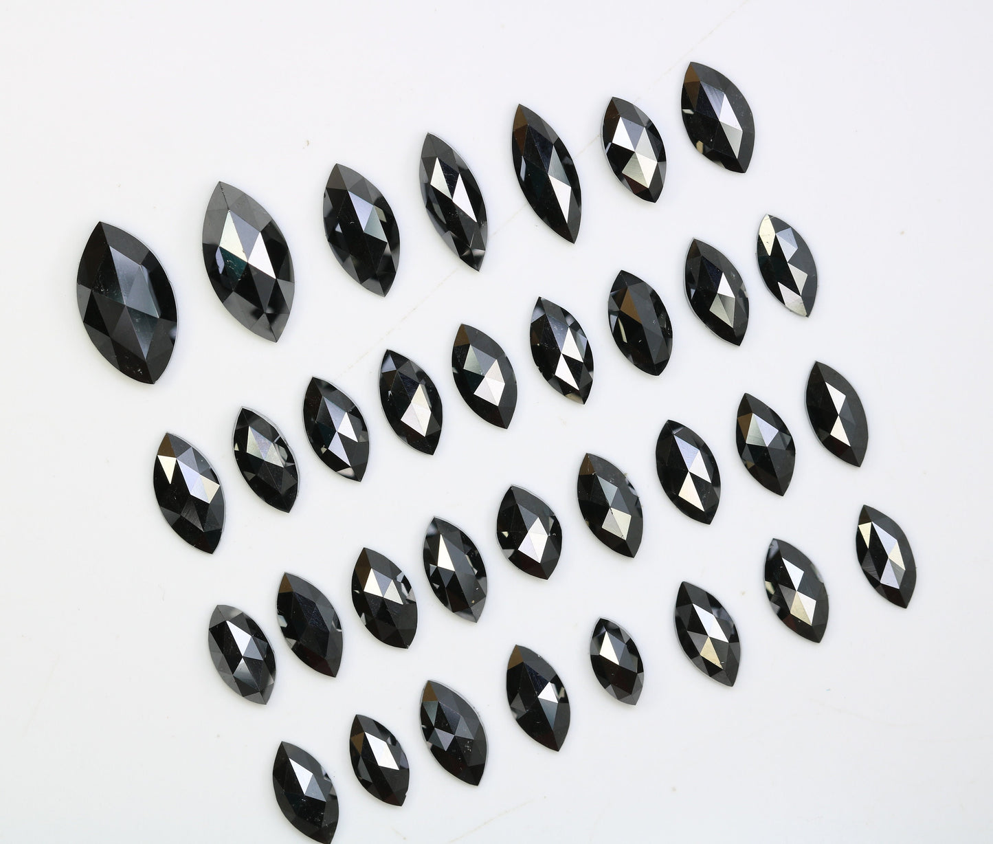 0.14-0.91 CT Marquise Cut Black Diamond | Loose Fancy Brilliant Gemstone for Designer Jewelry | Perfect for Gold Rings | Unique Statement