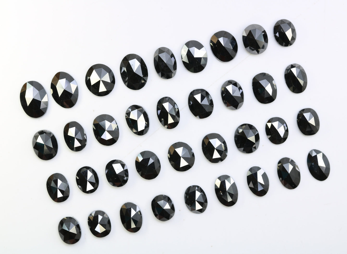 0.22 CT Fancy Black Oval Diamond | Loose Polished Gemstone for Designer Jewelry | Ideal for Gold Rings | Unique Statement Piece