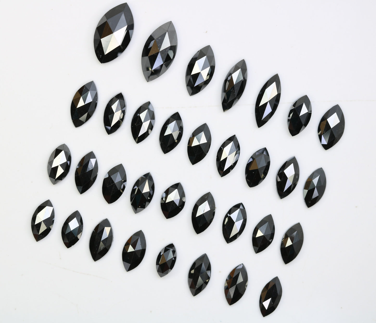 0.14-0.91 CT Marquise Cut Black Diamond | Loose Fancy Brilliant Gemstone for Designer Jewelry | Perfect for Gold Rings | Unique Statement