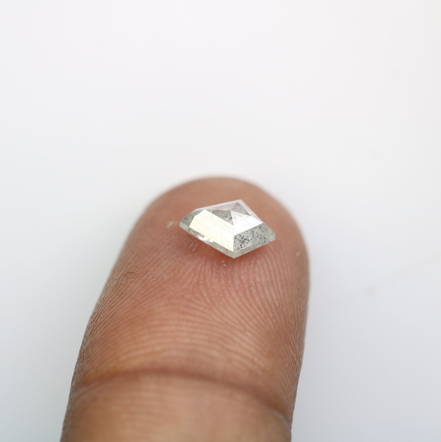 1.03 CT Shape Salt and Pepper Kite Shape - Natural Kite shape Loose Diamond -For 14k Gold Jewelry - Christmas Gift - LABORDAY Offer