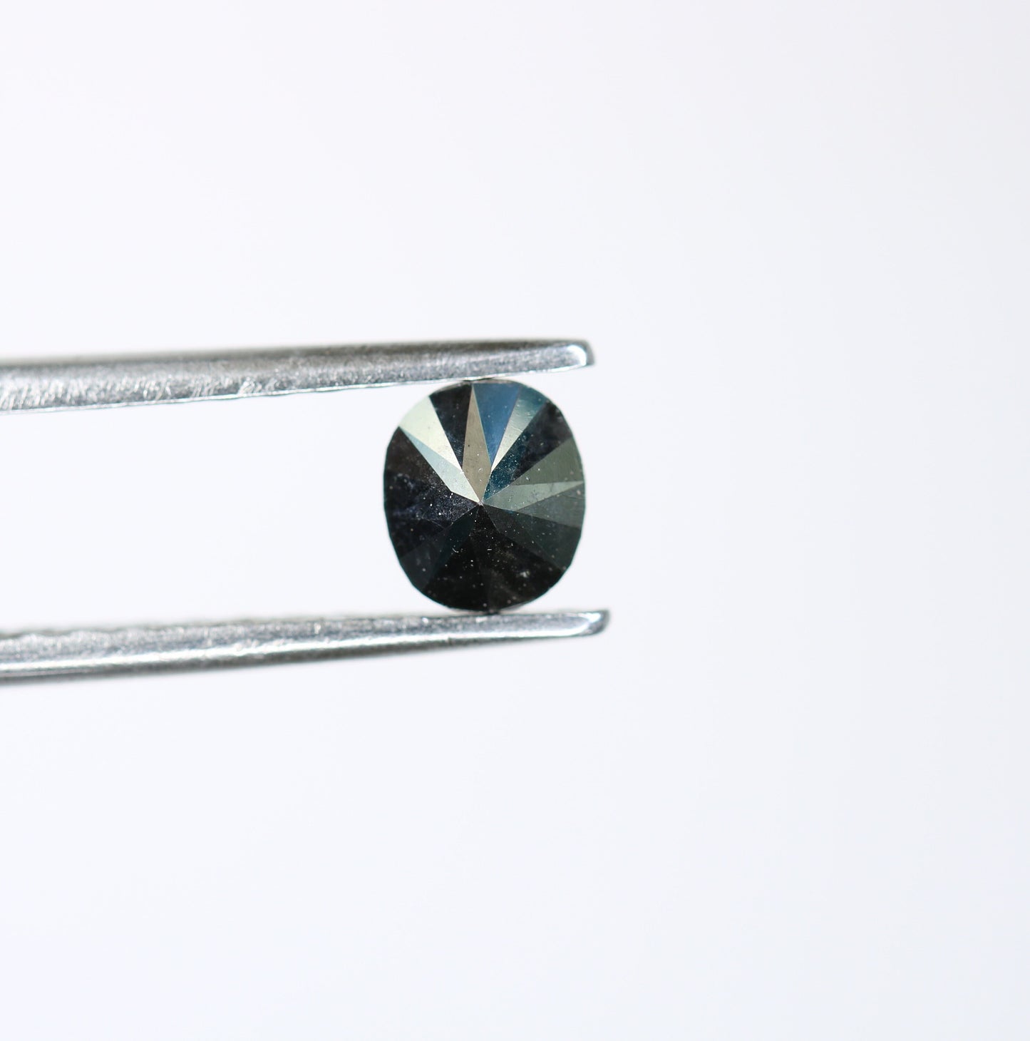 0.39 CT Oval Black Diamond | Loose Stone for Statement Jewelry | Custom Ring, Prong Pendant, or Halo Ring