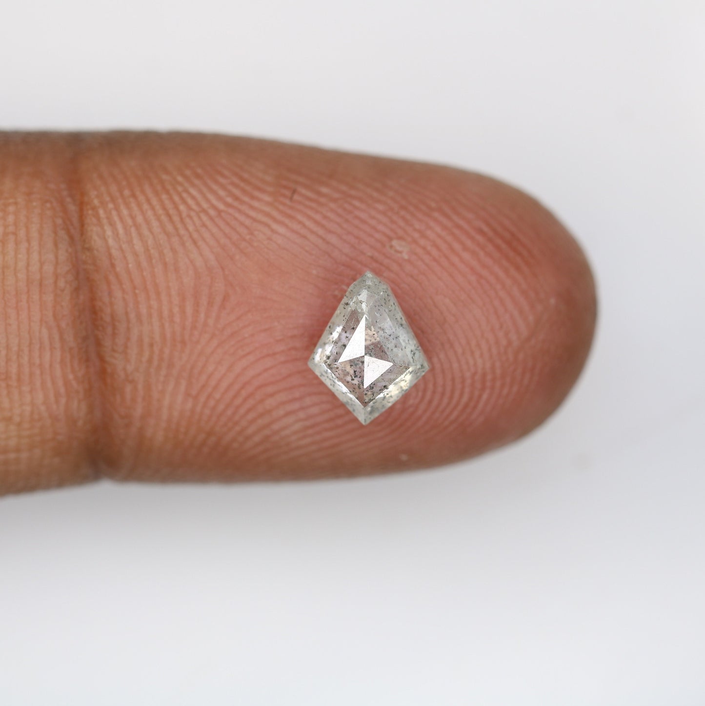 1.03 CT Shape Salt and Pepper Kite Shape - Natural Kite shape Loose Diamond -For 14k Gold Jewelry - Christmas Gift - LABORDAY Offer