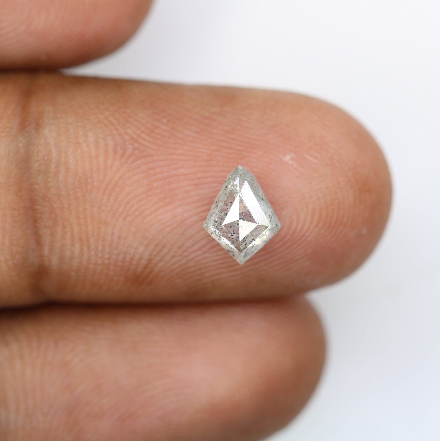 1.03 CT Shape Salt and Pepper Kite Shape - Natural Kite shape Loose Diamond -For 14k Gold Jewelry - Christmas Gift - LABORDAY Offer