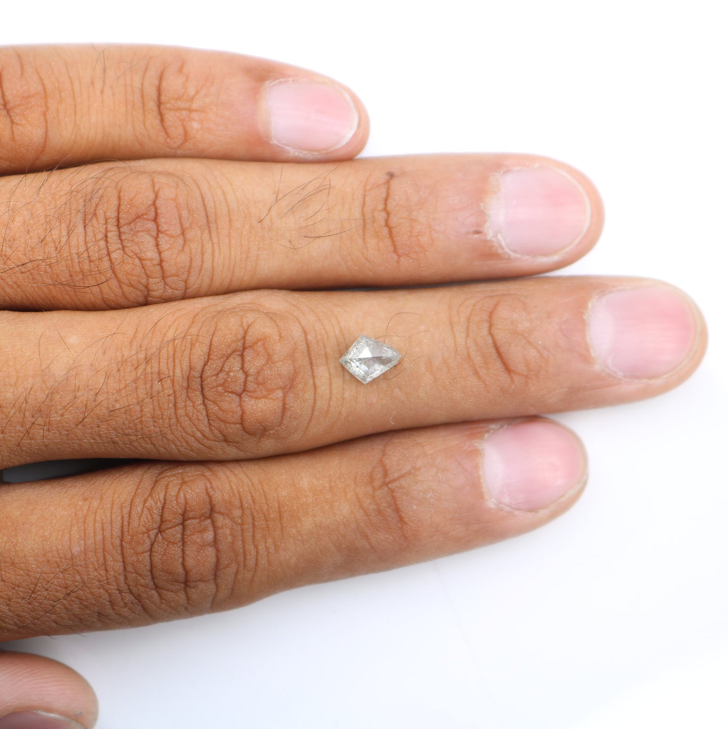 1.03 CT Shape Salt and Pepper Kite Shape - Natural Kite shape Loose Diamond -For 14k Gold Jewelry - Christmas Gift - LABORDAY Offer