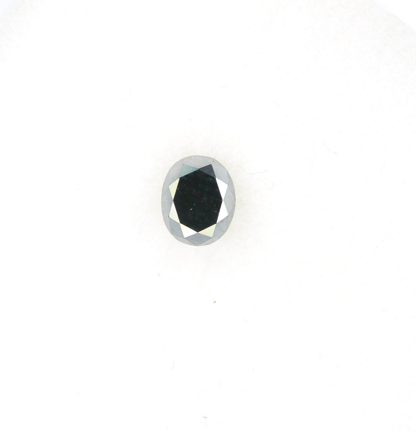 0.49 CT Natural Oval Black Diamond | Engagement Ring Stone | Anniversary Gift | Wedding Gift for Gold Ring