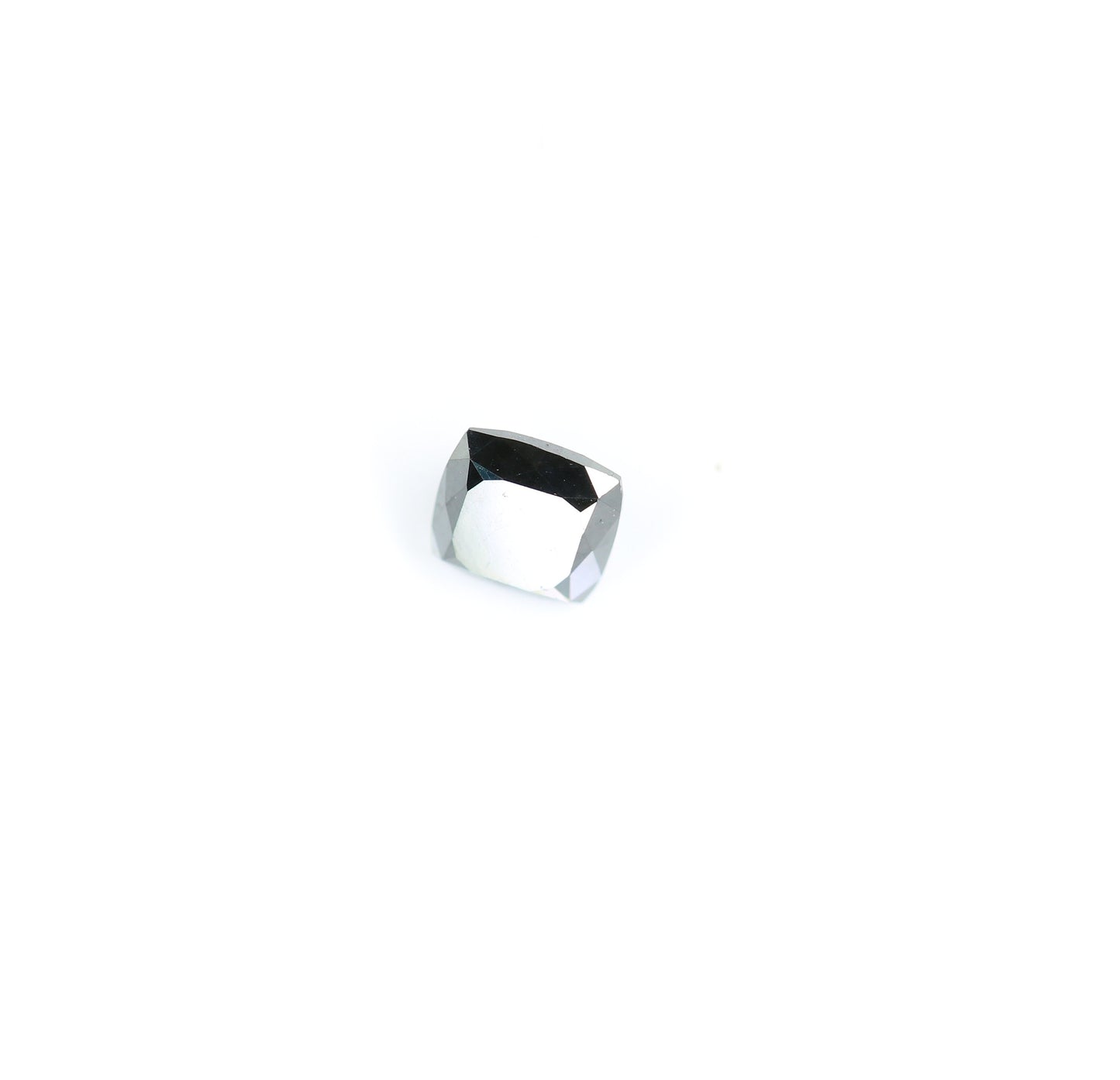 0.49 CT Cushion Black Diamond | Wedding Ring, Engagement Ring Stone | Gift for Girlfriend, Wife | Black Diamond for Gold Ring