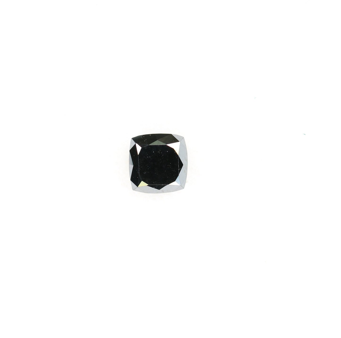 0.49 CT Cushion Black Diamond | Wedding Ring, Engagement Ring Stone | Gift for Girlfriend, Wife | Black Diamond for Gold Ring