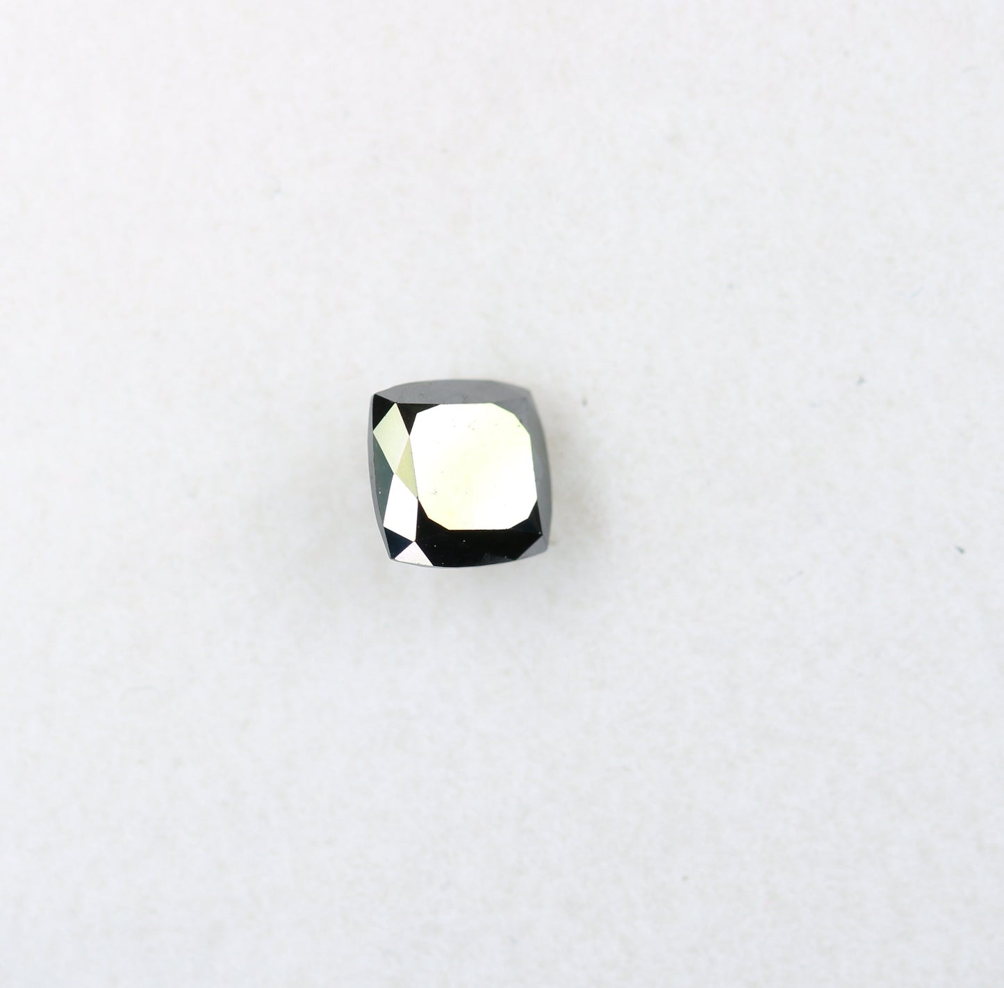 0.49 CT Cushion Black Diamond | Wedding Ring, Engagement Ring Stone | Gift for Girlfriend, Wife | Black Diamond for Gold Ring