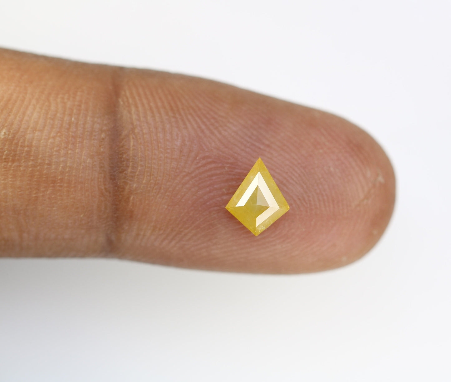 0.92 CT Shape Salt and Pepper Kite Shape - Natural Kite shape Loose Diamond -For 14k Gold Jewelry - Christmas Gift - LABORDAY Offer