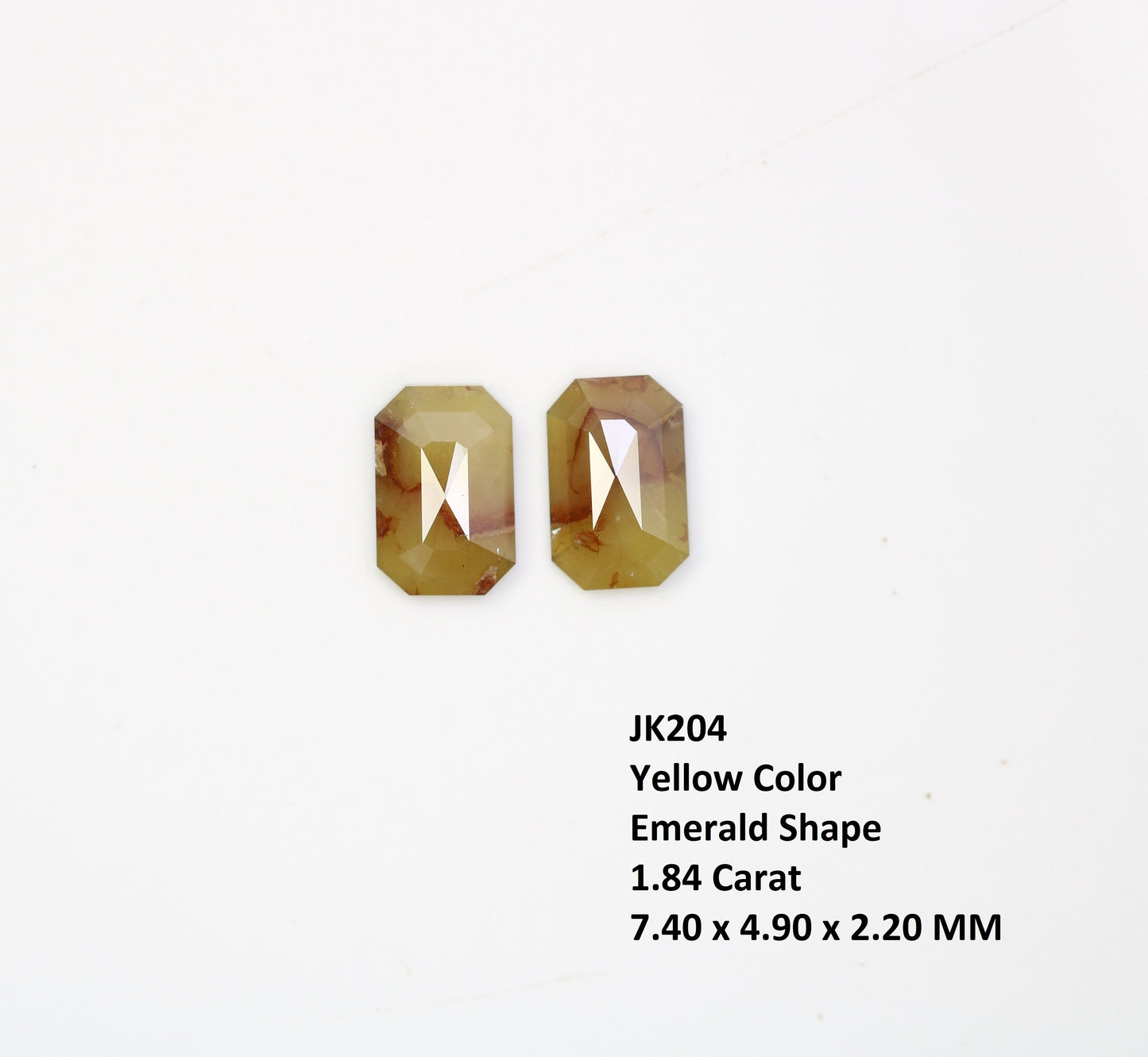 1.84 CT Natural Loose Emerald Salt and Pepper-Emerald Cut For Jewelry-Emerald Diamonds-Gฤฑfts for her-Sale Offer-LABORDAY Offer -Special Gift