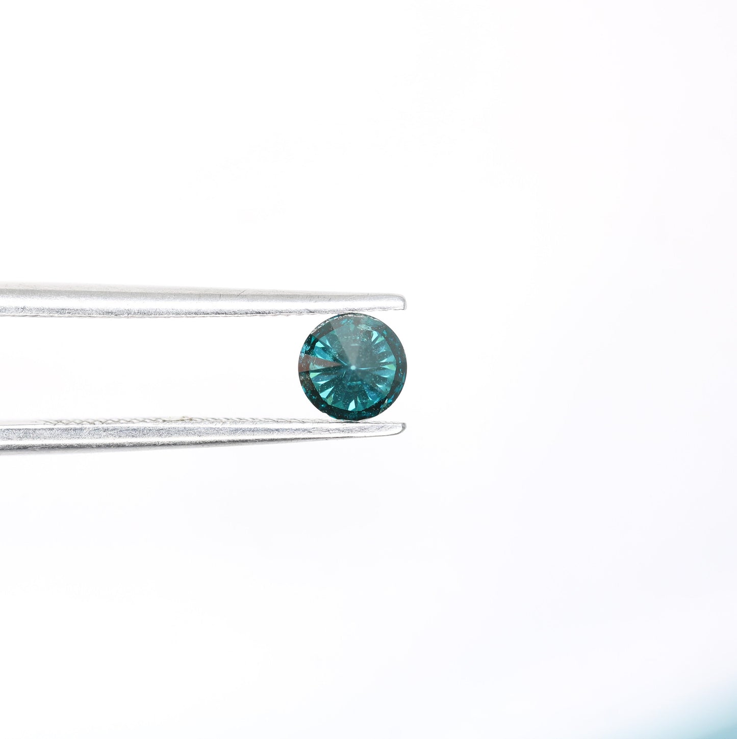 0.35 CT Round Brilliant Cut Loose Fancy Blue Diamond | Ideal for Engagement Rings and Gold Jewelry | High-Quality Loose Gemstone