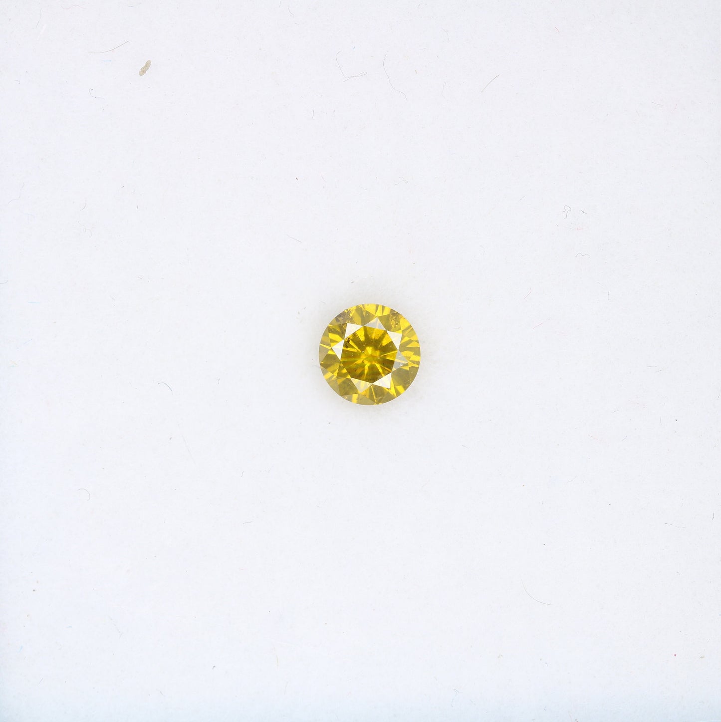 0.31 CT Fancy Yellow Round Brilliant Cut Loose Polished Diamond | Perfect for Rings, Earrings, and Jewelry Making | High-Quality Gemstone