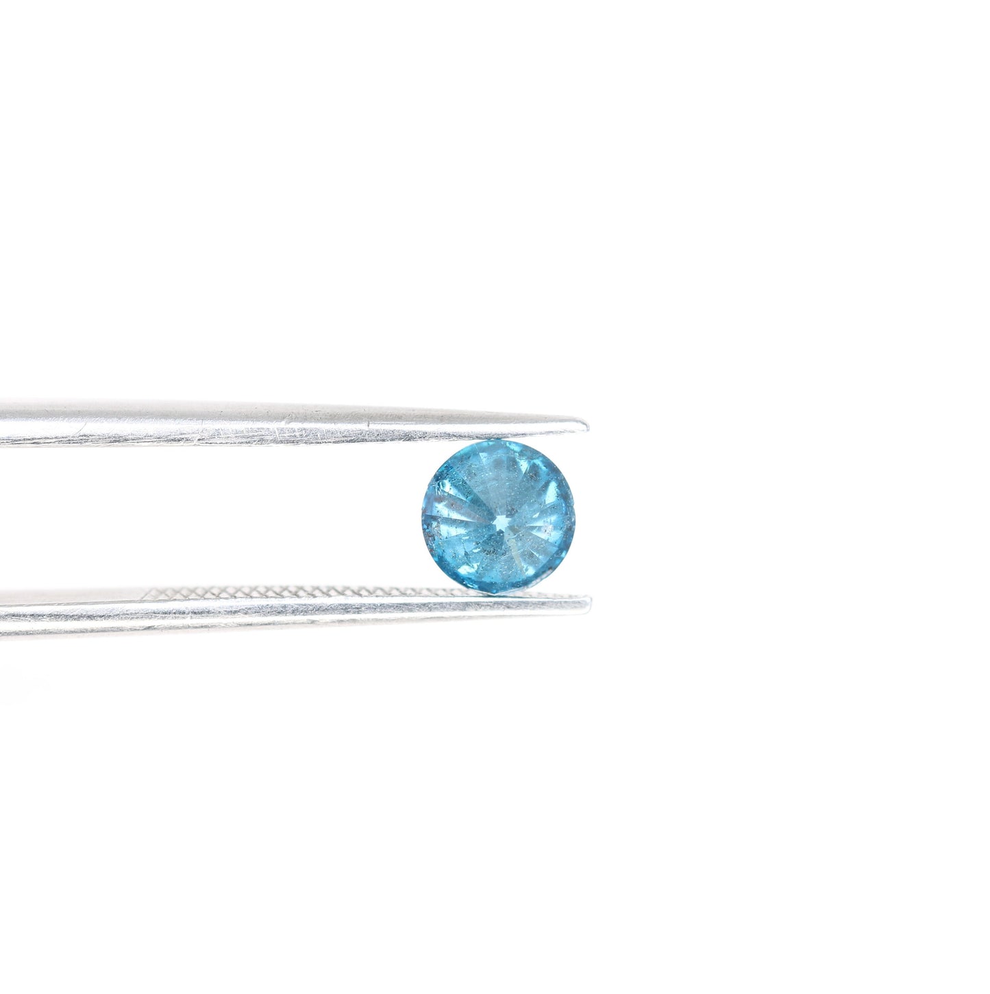 0.63 CT Fancy Blue Round Brilliant Cut Polished Diamond | Ideal for Designer Engagement Jewelry, Gold Rings | High-Quality Loose Gemstone
