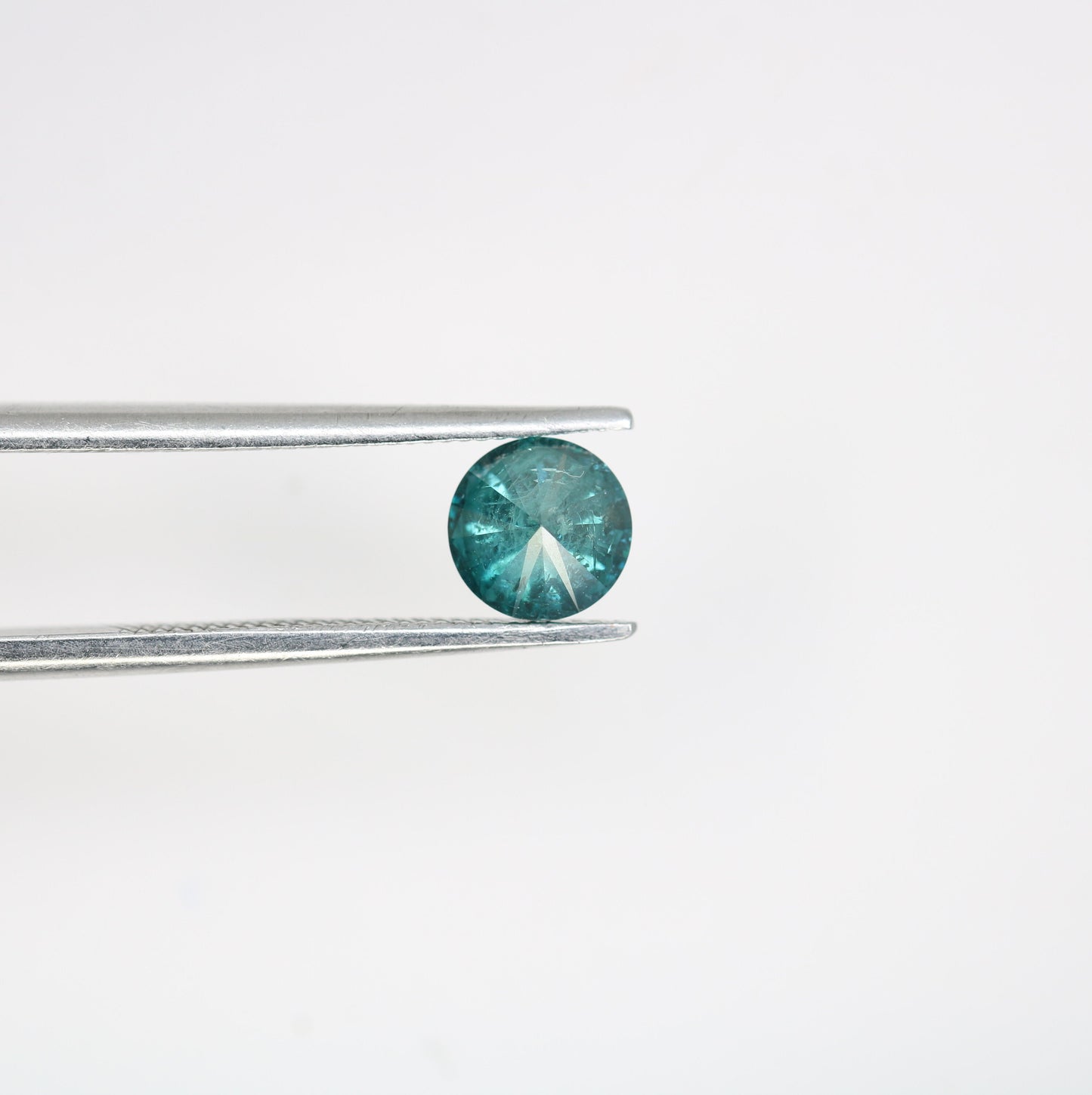 0.61 CT Rustic Polished Green Diamond | Brilliant Cut Green Diamond for Eternity Bands and Gold Rings | High-Quality Loose Gemstone