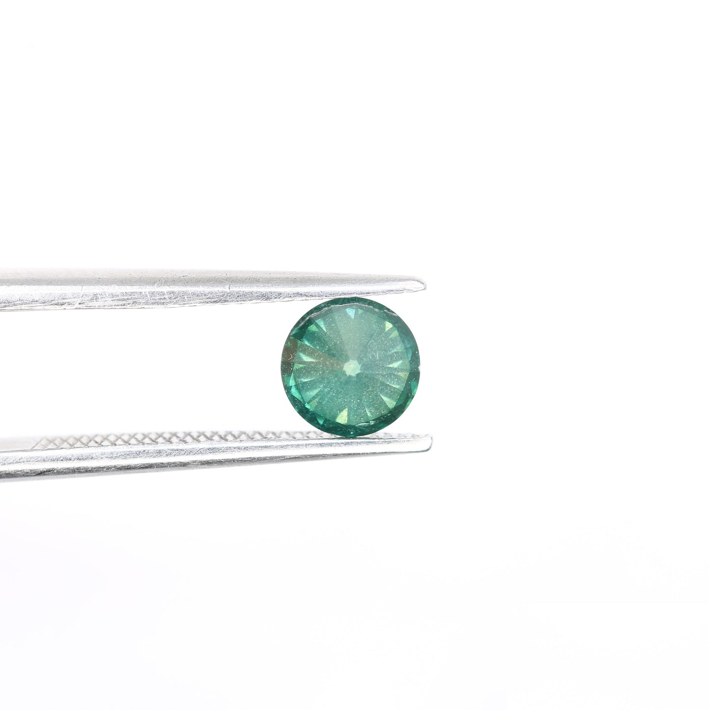 0.65 CT Fancy Green Round Brilliant Cut Loose Diamond | Polished Gemstone for Wedding Rings and Gold Jewelry | High-Quality Custom Design