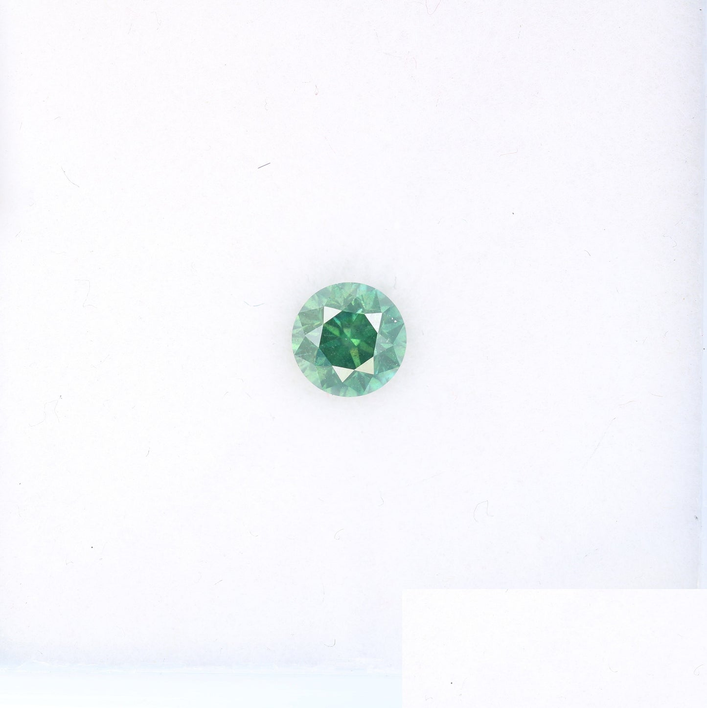 0.65 CT Fancy Green Round Brilliant Cut Loose Diamond | Polished Gemstone for Wedding Rings and Gold Jewelry | High-Quality Custom Design