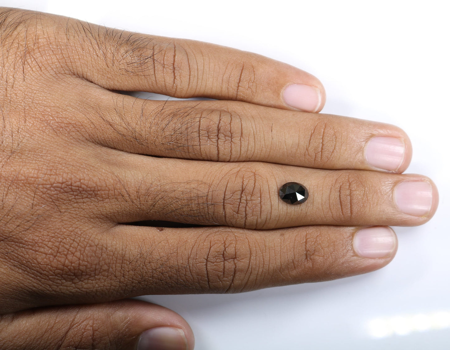 1.46 CT Oval Black Galaxy Diamond | Natural Loose Gemstone for Promise Ring, Gift for Her, Jewelry Making