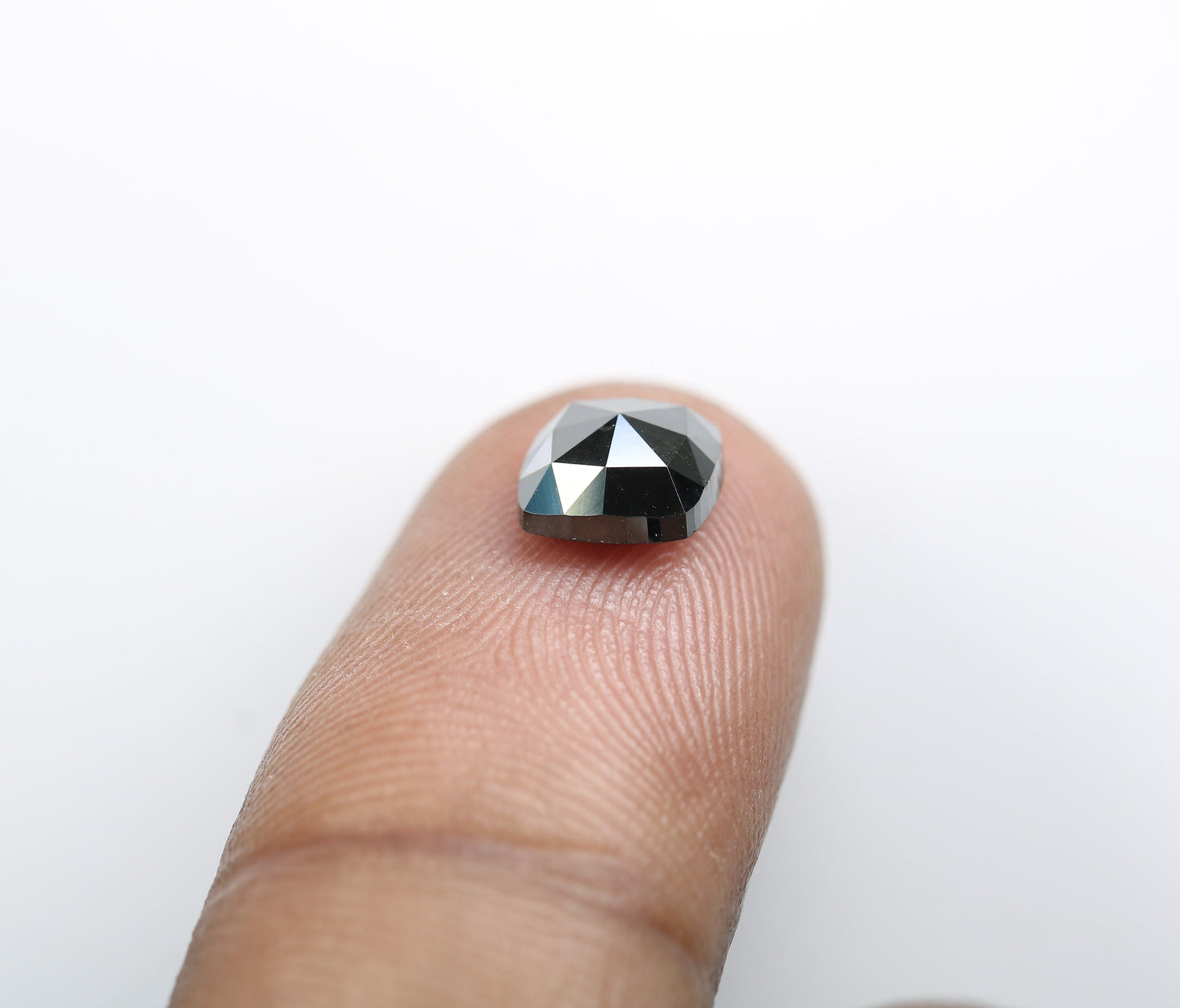 1.69 CT Fancy Black Cushion Diamond | Wedding Jewelry, Cushion Engagement Ring, Gold Ring Diamond