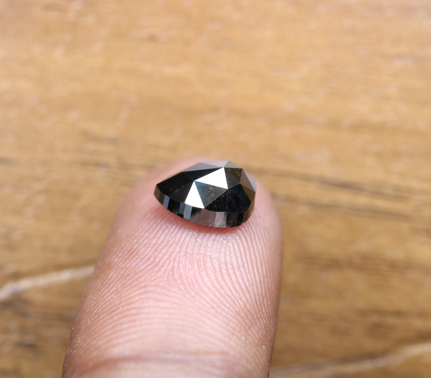 2.28 CT Pear Shape Black Fancy Diamond | Stunning Gem for Custom Engagement Ring | Unique Gold Ring Accent | Ethical Choice