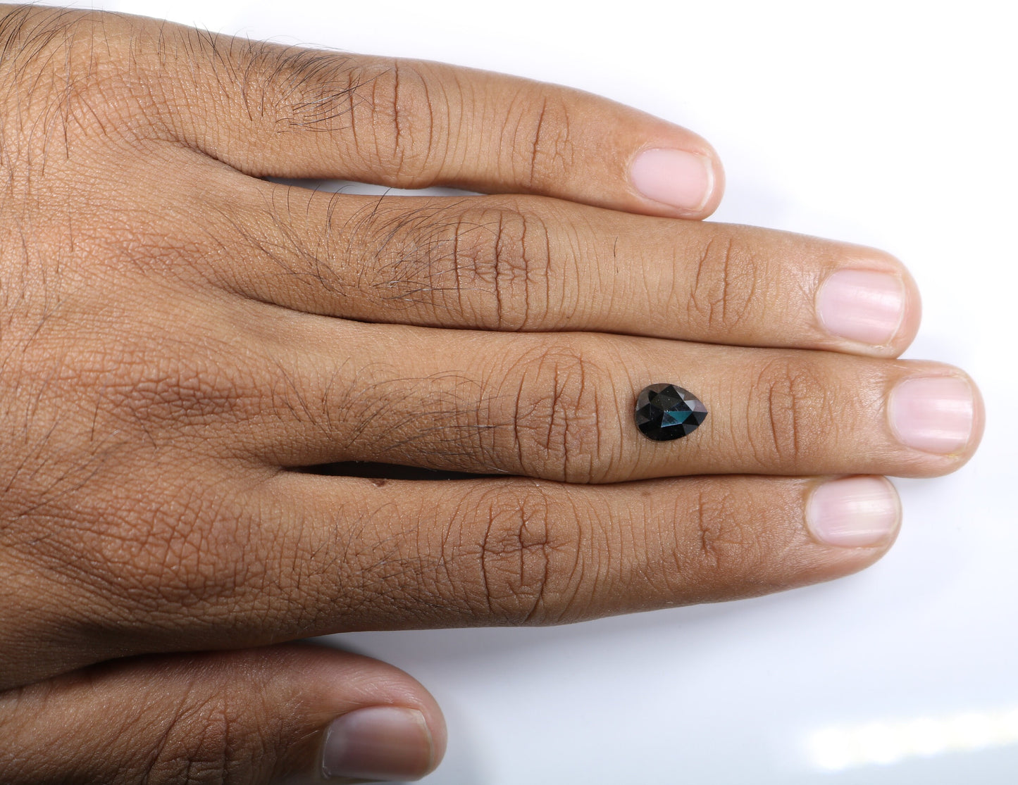 2.28 CT Pear Shape Black Fancy Diamond | Stunning Gem for Custom Engagement Ring | Unique Gold Ring Accent | Ethical Choice