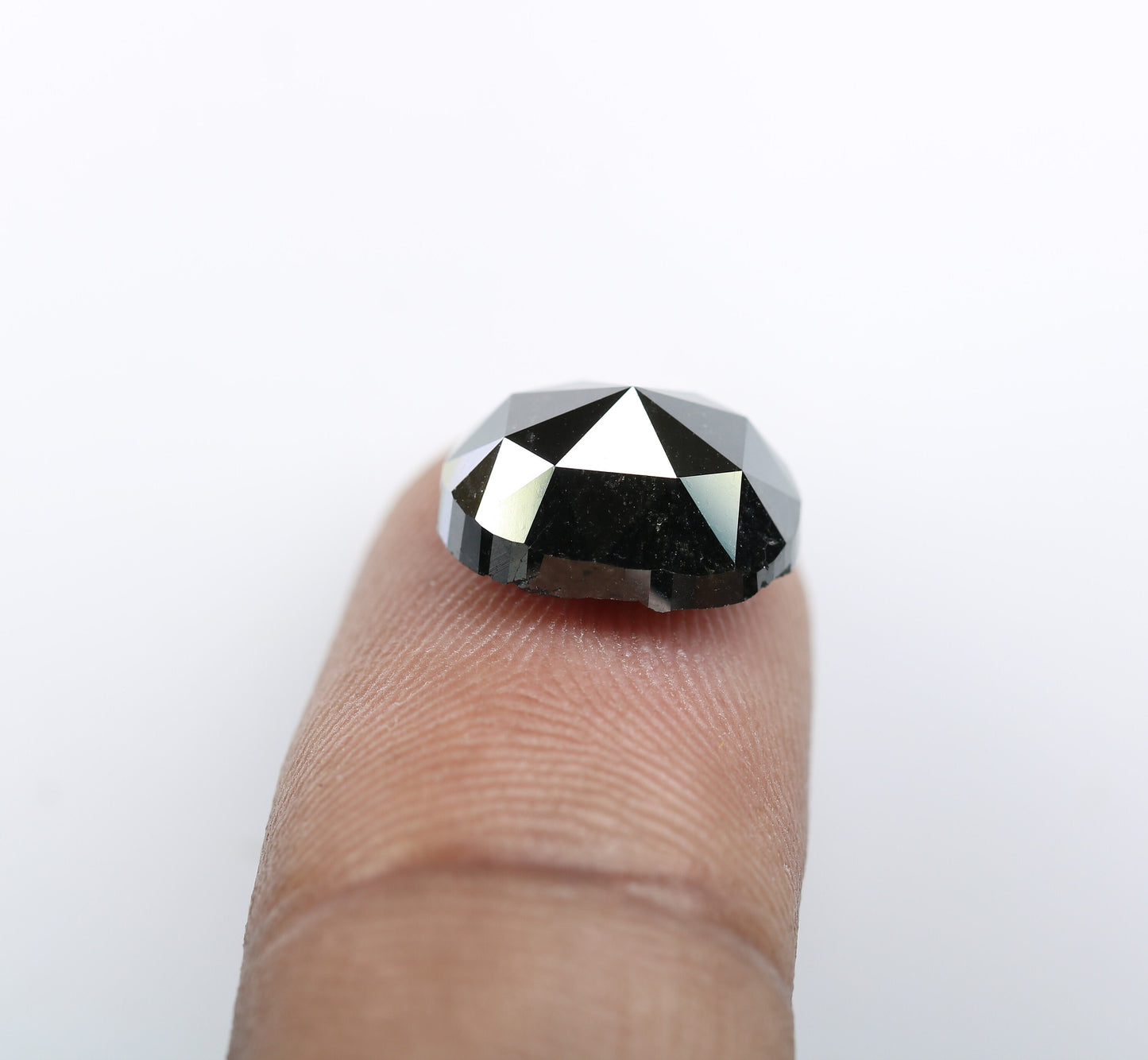 6.10 CT Oval Black Diamond | Fancy Oval Cut Polished Loose Natural Salt and Pepper Diamond for Ring, Necklace, Earrings