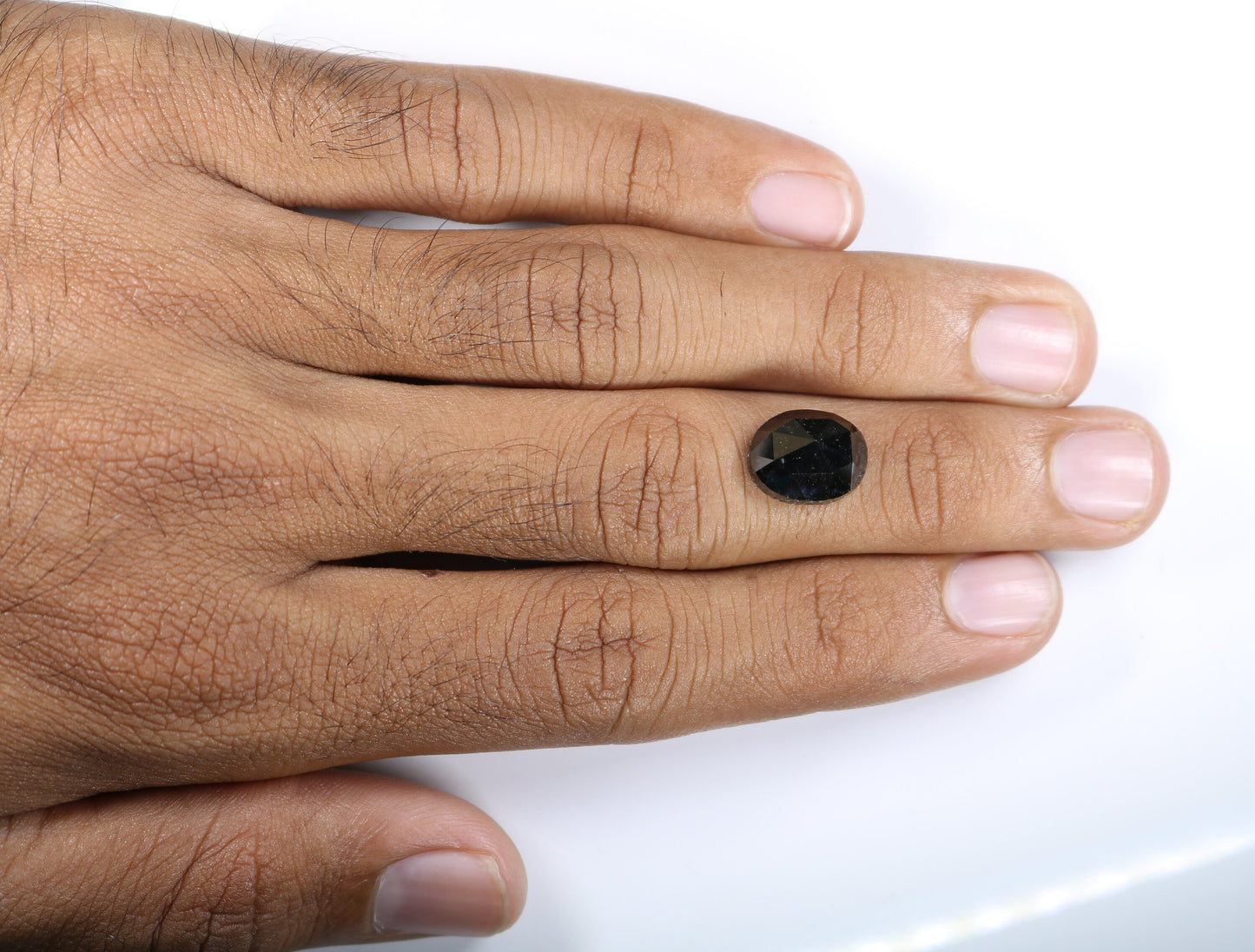 6.10 CT Oval Black Diamond | Fancy Oval Cut Polished Loose Natural Salt and Pepper Diamond for Ring, Necklace, Earrings