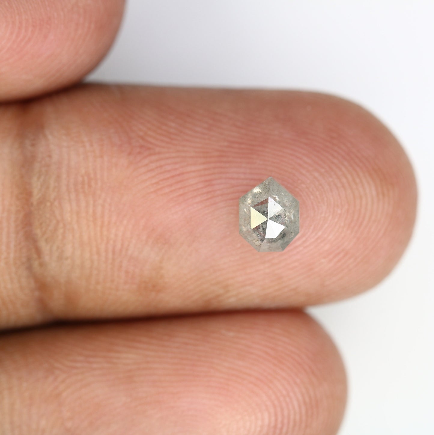 0.65 CT Geometric Shape Salt And Pepper Loose Diamond For Proposal Ring | Gift For Girl Friend | Gift For Wife | Engagement ring Diamonds