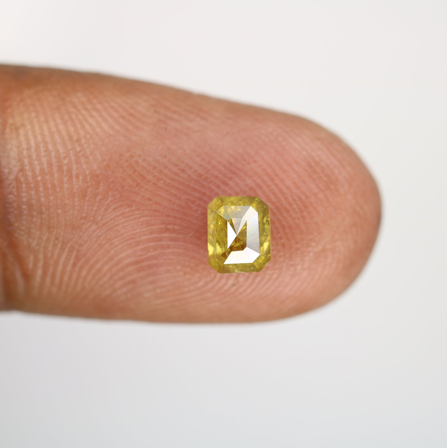 0.82 CT Natural Loose Emerald Salt and Pepper-Emerald Cut For Jewelry-Emerald Diamonds-Gฤฑfts for her-Sale Offer-LABORDAY Offer -Special Gift