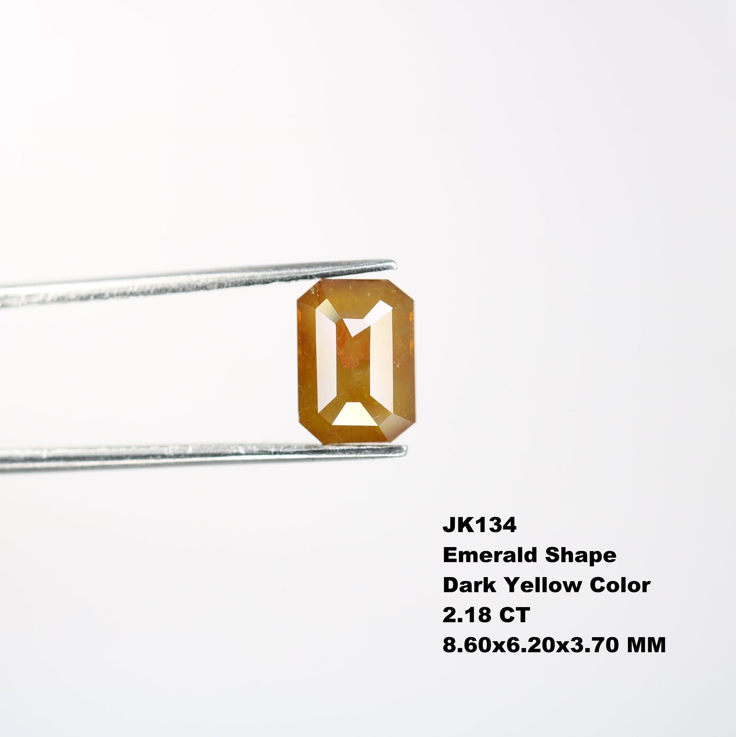 2.18 CT Natural Loose Emerald Salt and Pepper-Emerald Cut For Jewelry-Emerald Diamonds-Gฤฑfts for her-Sale Offer-LABORDAY Offer -Special Gift