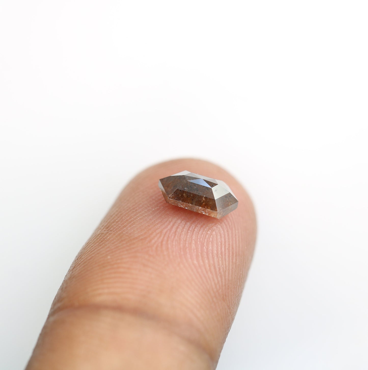 1.25 CT Natural Loose Hexagon - Salt and Pepper Hexagon For Rings - Rings Gifts For Wedding - Fancy Gift for Her - Handmade Diamond