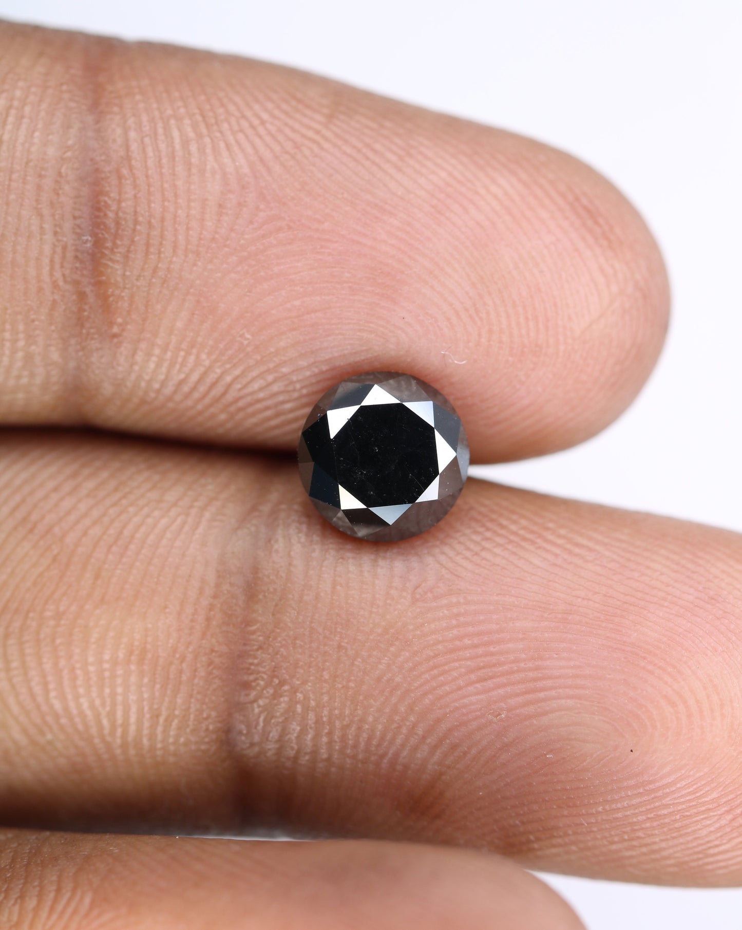 2.72 CT Round Brilliant Cut Fancy Black Diamond | Perfect Anniversary Gift | Ideal for Her | High-Quality Loose Diamond