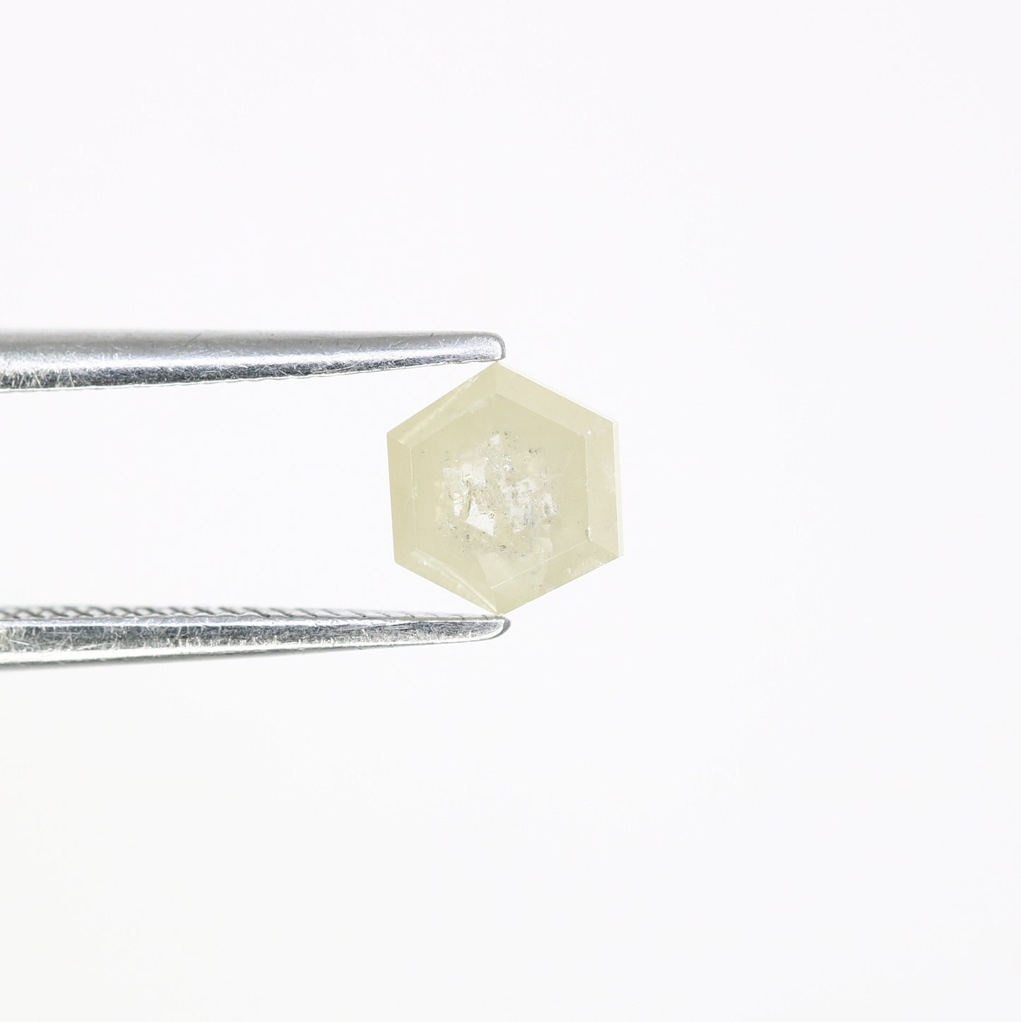 0.75 CT Natural Loose Hexagon - Salt and Pepper Hexagon For Rings - Rings Gifts For Wedding - Fancy Gift for Her - Handmade Diamond