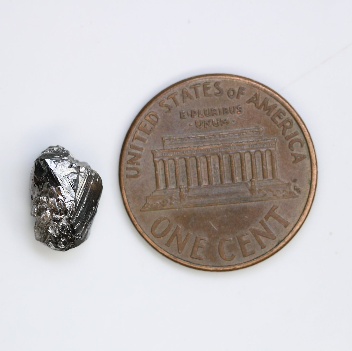 3.25 CT 10MM Black Natural Raw Uncut Salt and Pepper Diamond, Unique Gemstone for Pendant Necklaces, Bracelets, and Anniversary Gifts