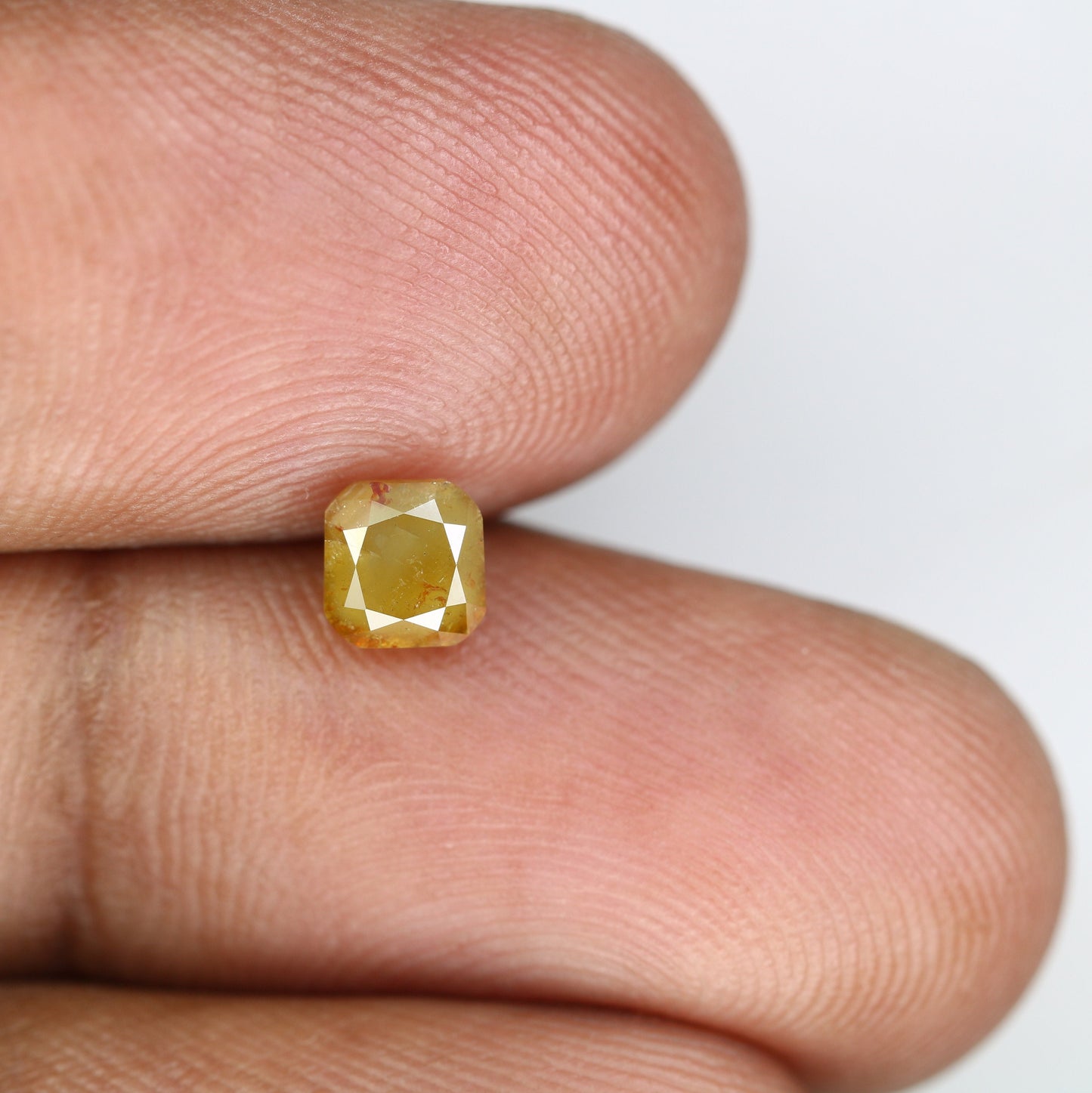 0.86 CT Green Cushion Cut Diamond | Ideal for Proposal Ring, Engagement Ring, Gift for Wife, Girlfriend, Gold Ring
