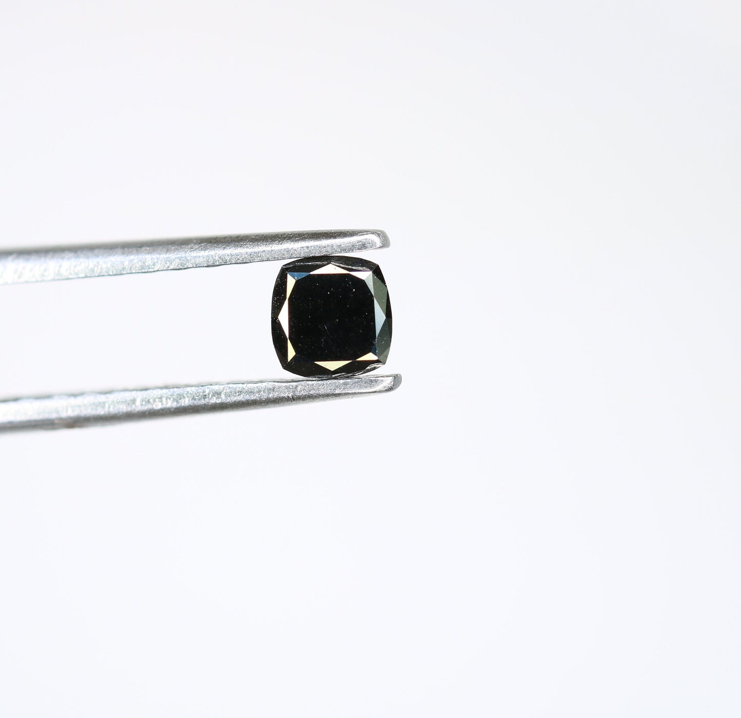 0.29 CT Rustic Black Cushion Cut Diamond | Unique Wedding or Special Occasion Gift, Proposal Ring for Her, Gold Ring