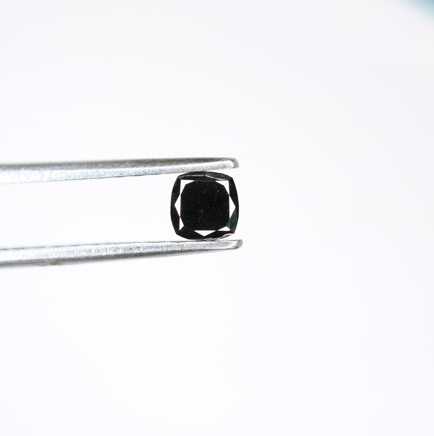 0.29 CT Rustic Black Cushion Cut Diamond | Unique Wedding or Special Occasion Gift, Proposal Ring for Her, Gold Ring
